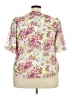 Cato 100% Polyester Floral Pink Short Sleeve Blouse Size 18 - 20 - photo 2