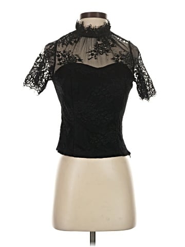 Lucy Paris Short Sleeve Turtleneck (view 1)
