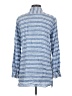 Garnet Hill Stripes Blue Long Sleeve Blouse Size S - photo 2