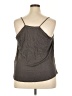 Wrap 100% Linen Gray Sleeveless Blouse Size 18 - photo 2