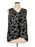 Fever 100% Polyester Black Sleeveless Blouse Size XL - photo 1