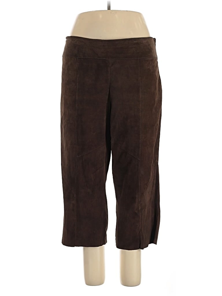 Pre-owned Karen Kane Casual Pants In Brown