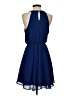Blue Rain 100% Polyester Solid Blue Casual Dress Size S - photo 2