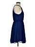 Blue Rain 100% Polyester Solid Blue Casual Dress Size S - photo 4