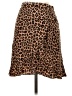 Mittoshop 100% Rayon Animal Print Brown Casual Skirt Size S - photo 1