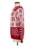 EXLURA 100% Acrylic Print Red Pullover Sweater Size M - photo 5