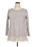 Michel Studio Gray Long Sleeve Top Size 1X - photo 1