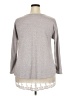 Michel Studio Gray Long Sleeve Top Size 1X - photo 2