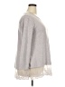 Michel Studio Gray Long Sleeve Top Size 1X - photo 4