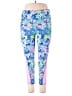 Lilly Pulitzer Luxletic Print Blue Active Pants Size XXL - photo 1