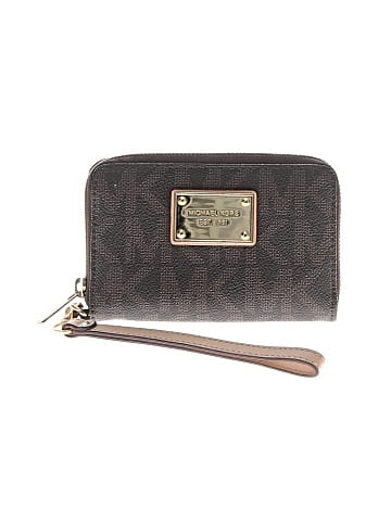 MICHAEL Michael Kors Leather Wristlet (view 1)