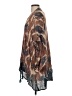 Saachi 100% Cotton Print Brown Tan Kimono Size 2 - photo 5