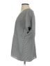 Lewit 100% Viscose Gray Short Sleeve Blouse Size L - photo 5