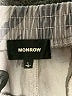 Monrow 100% Cotton Animal Print Gray Casual Pants Size L - photo 7