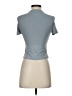 Shein Gray Short Sleeve Turtleneck Size S - photo 2