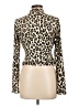 Gaze Brown Long Sleeve Turtleneck Size L - photo 2