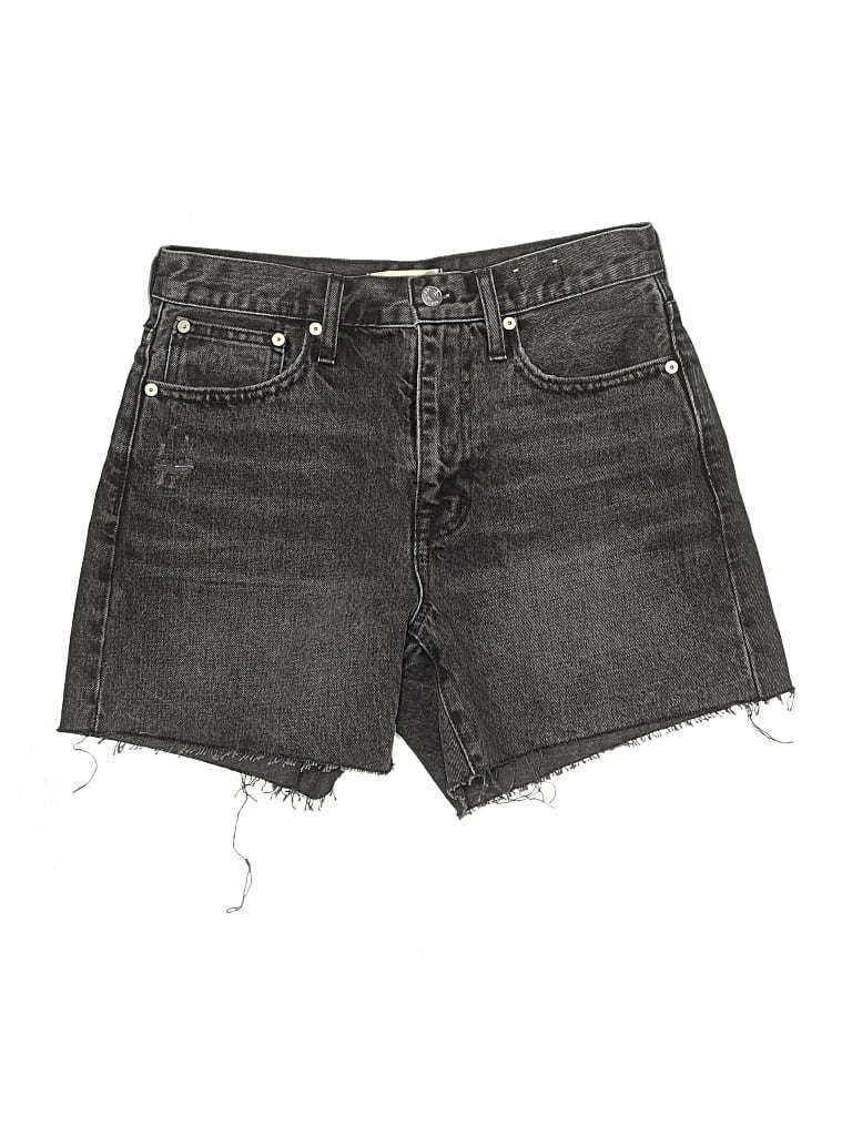 Pre-owned Madewell Denim Shorts In Gray
