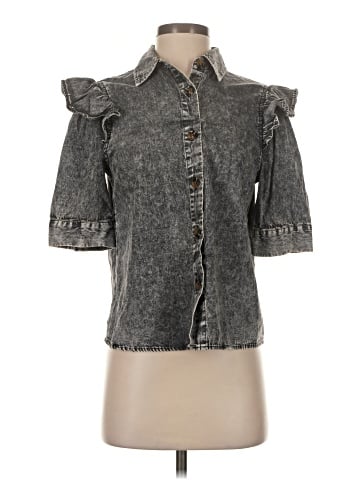Who What Wear 3/4 Sleeve Button-Down Shirt (view 1)