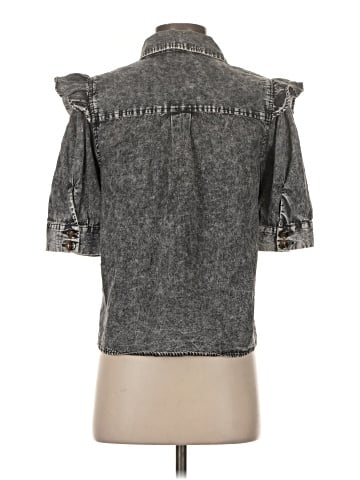 Who What Wear 3/4 Sleeve Button-Down Shirt (view 2)