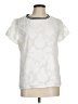 Adiva 100% Polyester Ivory Short Sleeve Top Size M - photo 1