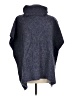 Mia + Tess Blue Poncho One size - photo 1