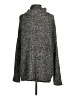 Topshop 100% Acrylic Tweed Gray Turtleneck Sweater Size 6 - photo 2