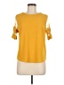 Lulus 100% Polyester Yellow Short Sleeve Top Size M - photo 1