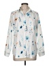 Unbranded Floral Ivory Long Sleeve Blouse Size M - photo 1