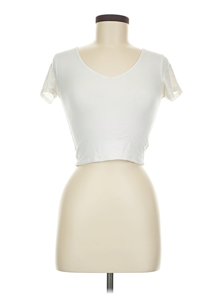 Pre-owned Heart & Hips Short Sleeve T-shirt In Ivory