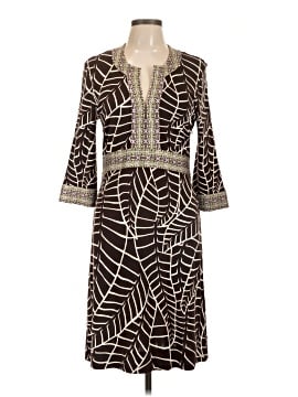 embroidered sleeve dress Carranza 3/4 Sleeve Embroidered Midi Dress main image 0