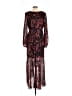 Guess 100% Polyester Paisley Black Cocktail Dress Size 12 - photo 2