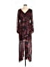 Guess 100% Polyester Paisley Black Cocktail Dress Size 12 - photo 1