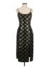 Assorted Brands 100% Polyester Argyle Black Cocktail Dress Size M - photo 1