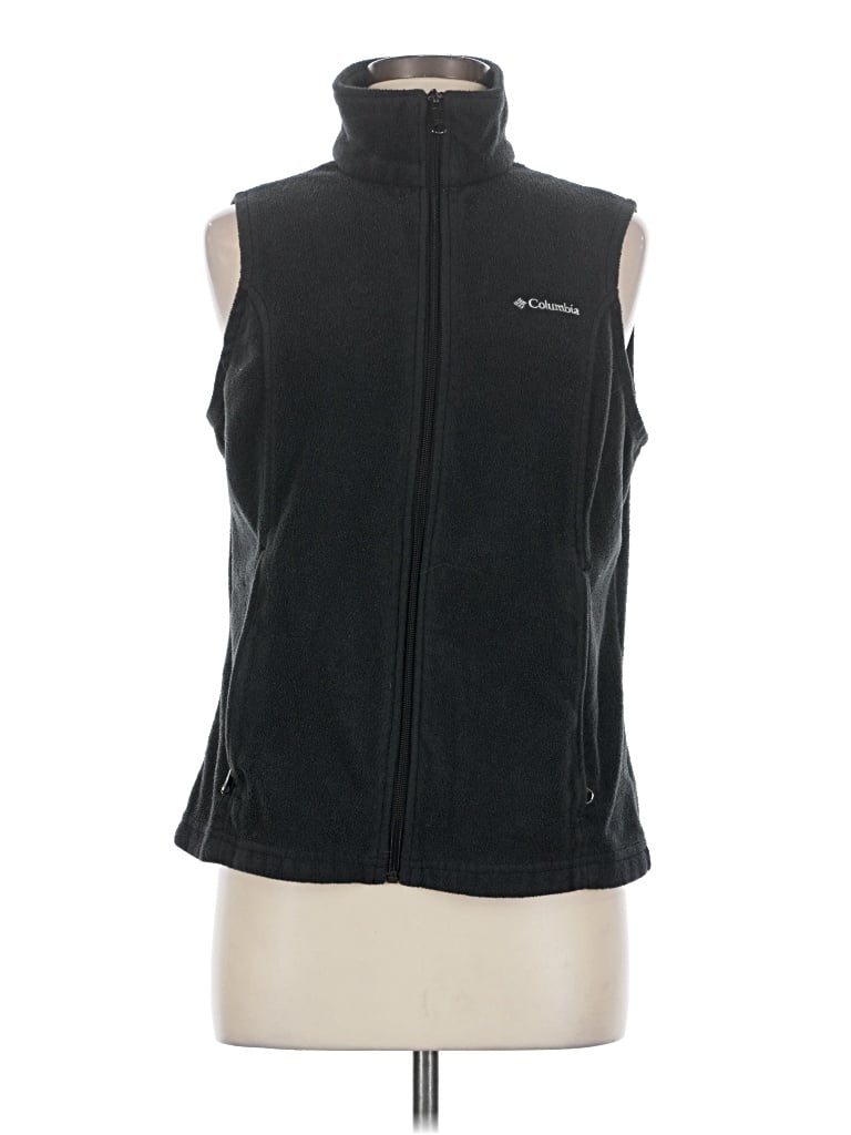 Pre-owned Columbia Vest In Black