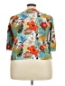 Mirror Image 100% Rayon Tropical Orange 3/4 Sleeve Blouse Size 2X - photo 2
