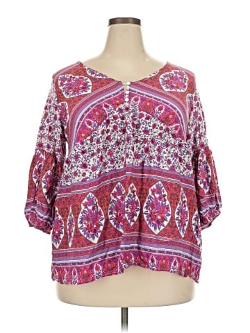 Weekend Suzanne Betro 3/4 Sleeve Blouse (view 1)