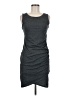 Leith Solid Gray Cocktail Dress Size M - photo 1