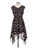 No Boundaries 100% Polyester Floral Black Cocktail Dress Size 3 - 5 - photo 2