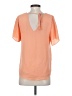 Naked Zebra 100% Polyester Orange Short Sleeve Blouse Size S - photo 2