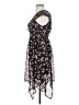 No Boundaries 100% Polyester Floral Black Cocktail Dress Size 3 - 5 - photo 5
