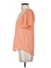 Naked Zebra 100% Polyester Orange Short Sleeve Blouse Size S - photo 5