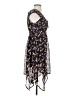No Boundaries 100% Polyester Floral Black Cocktail Dress Size 3 - 5 - photo 4