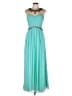 Sherri Hill Teal Cocktail Dress Size 10 - photo 1