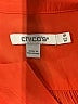 Chico's 100% Polyester Orange Casual Dress Size Med Petite (1) - photo 7