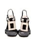 Assorted Brands 100% Leather Black Sandals Size EU 38 - photo 2