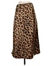Peyton Jensen Animal Print Brown Casual Skirt Size S - photo 1