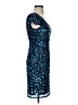 Hailey Logan 100% Polyester Stars Blue Cocktail Dress Size 3 - photo 4