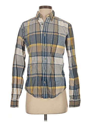 Aeropostale Long Sleeve Button-Down Shirt (view 1)