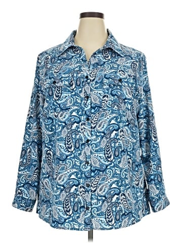 Rebecca Malone Long Sleeve Blouse (view 1)