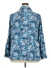 Rebecca Malone Paisley Blue Long Sleeve Blouse Size 2X - photo 2